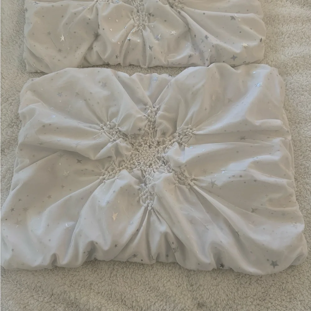Set of 2 Pottery Barn Teen Harry Potter Ruched Celestial Standard Shams – EUC